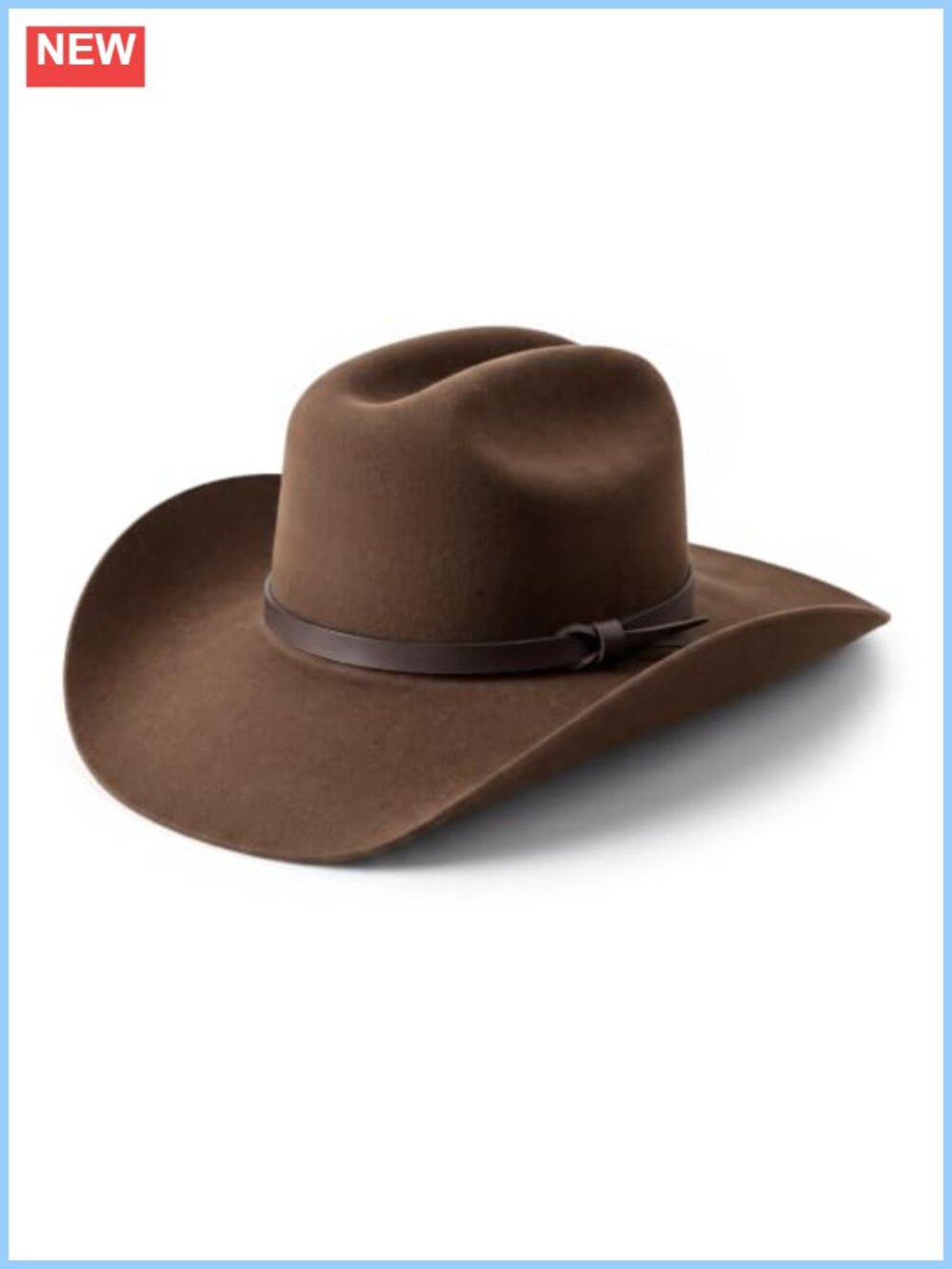 100% Wool Wide Brim Adjustable Cowboy Hat Western Rodeo Sun Protection